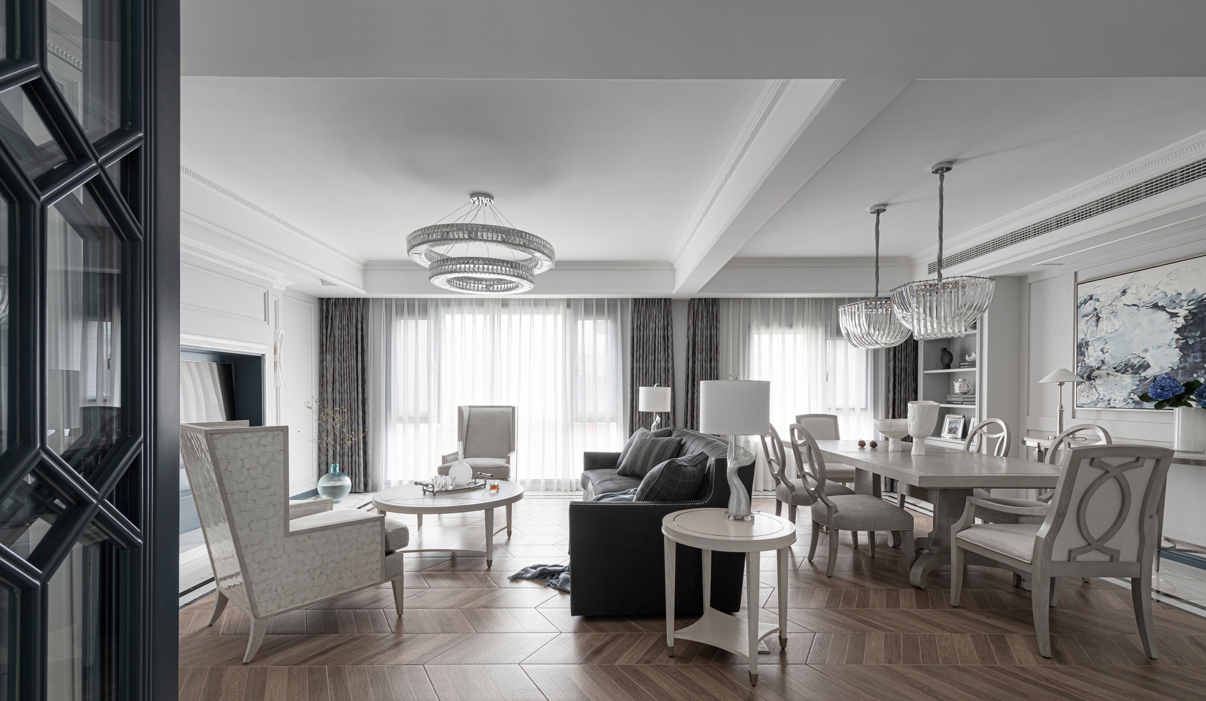 138㎡ | 開闊、明亮同時又知性、柔美,細微末節處充滿精致感