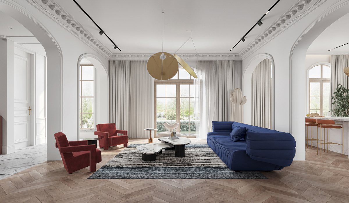 328㎡ | 打造法式的優(yōu)雅感暖宅