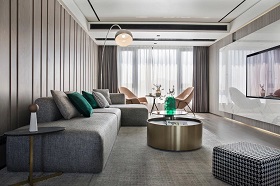 117㎡ | 質樸自然的現代設計融合當代美學理念,營造出一種輕奢的生活氛圍