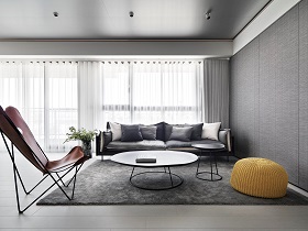 109㎡ | 打造現代黑白灰質感設計