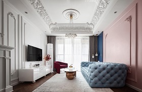 117㎡ | 不愧是撞色屆頂流，臟粉色 藏青色yyds！