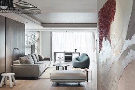 90㎡ | 淡化生活的邊界,讓空間里的人更為靠近。