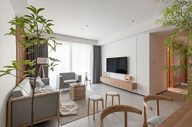 144㎡ | 通過“家”這個放松、舒適的載體,很好地將生活與工作進行平衡