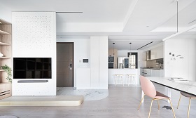 120㎡ | 凈白的溫度，簡約四座舒適完美的家