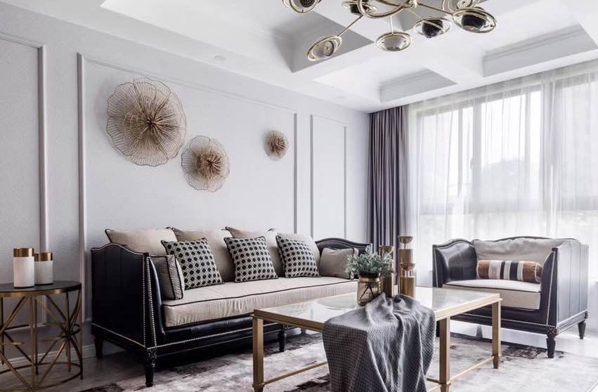 南寧沁園156平米新古典風(fēng)格案例效果圖