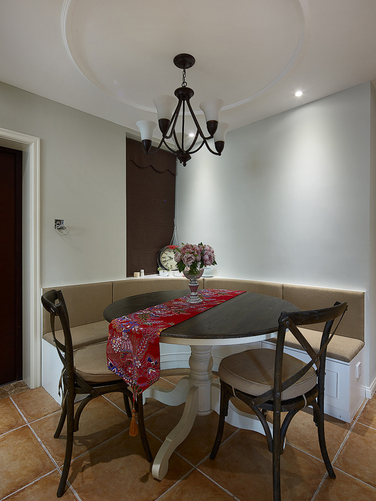 南寧昌泰尊府89平米田園風(fēng)格案例效果圖