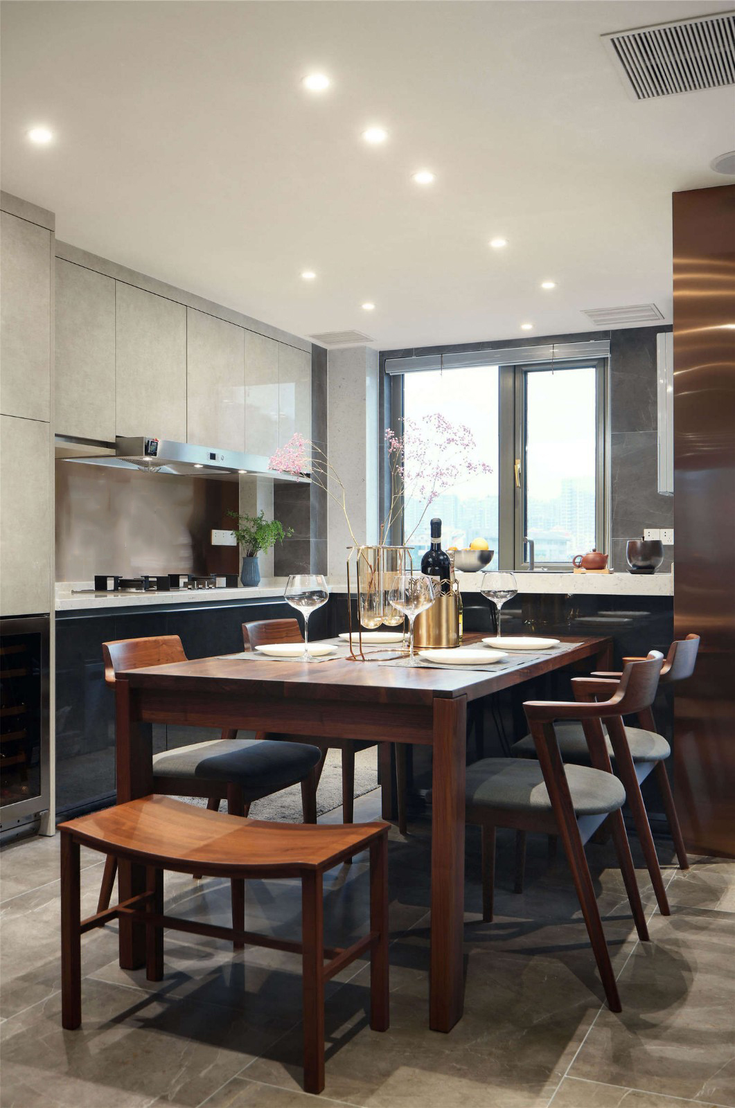 南寧振寧星光廣場96平米現代風格案例效果圖