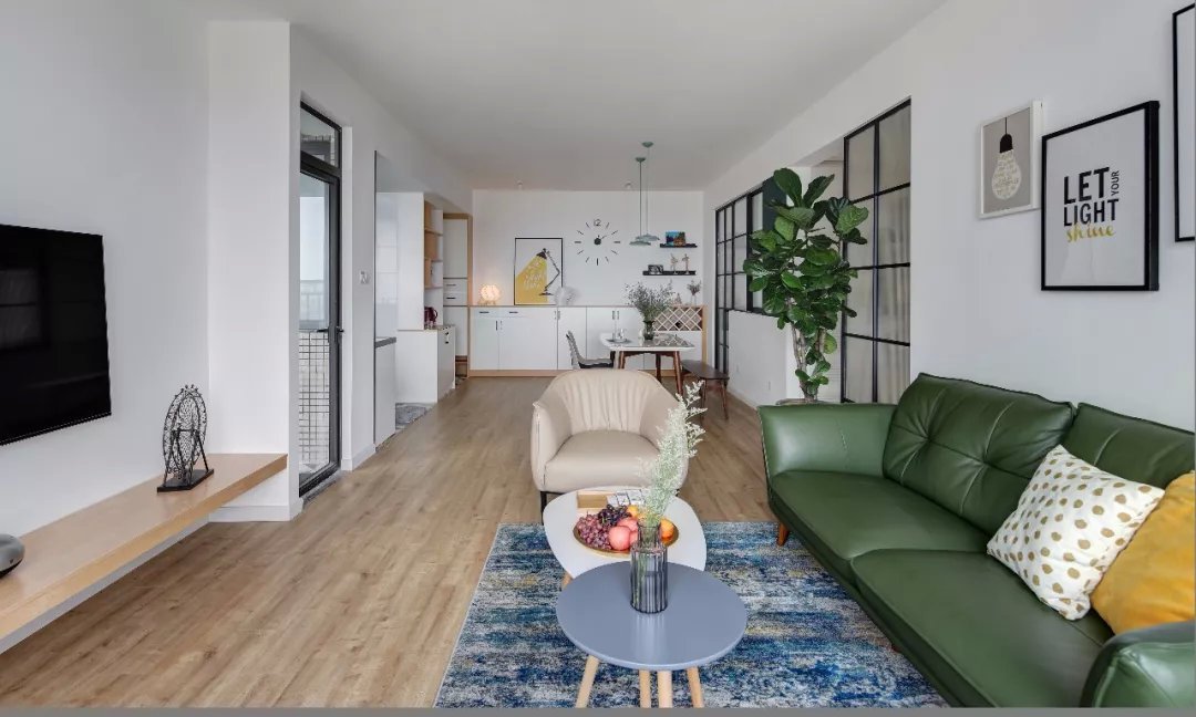 品匠案例 |73㎡北歐風(fēng)婚房，優(yōu)雅浪漫，不落俗套